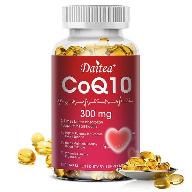 Vorallme Hochwirksame Coq10 Weichkapseln, 300 mg | Fördert Herz-Kreislauf- und Herzgesundheit | Liefert Energie zur Linderung von Bluthochdruck 120... on Productcaster.