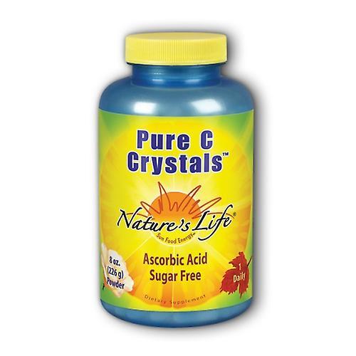 Nature's Life Pure C Crystals Powder, 5000 mg, bez dodatków aromatyzujących 8 uncji (opakowanie 4 szt.) on Productcaster.