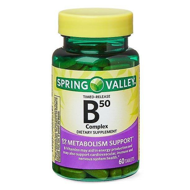 Spring valley vitamin b50 komplekse tabletter, 60 tælle on Productcaster.