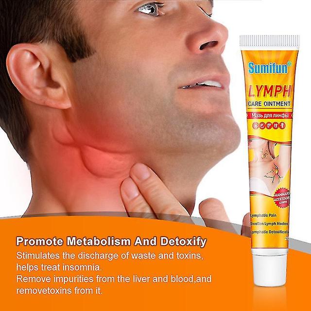 Effective Neck Lymphatic Ointment Health Care Cream To Improve Sleep Herbal Lymph Pads Detox Promote Blood Circulation Cream Lymph Cream on Productcaster.