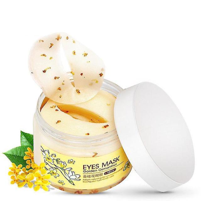 Acheter 1 Obtenez 1 gratuit80 Pcs Collagène Osmanthus Masque pour les yeux en bouteille Soins du visage Protéines Sommeil Patchs Anti-rides Supprimer on Productcaster.