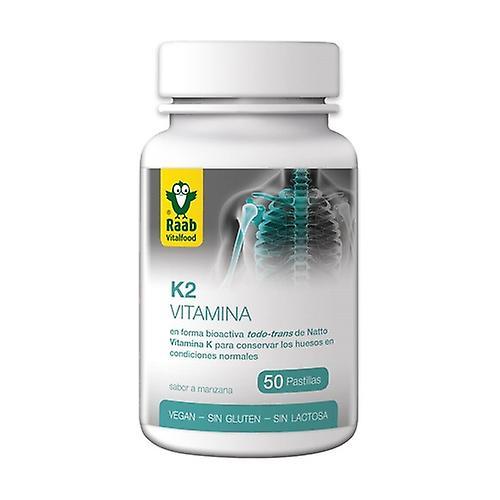 Raab Vitamin K2 apple bone maintenance 50 tablets of 1.5g (Apple) on Productcaster.