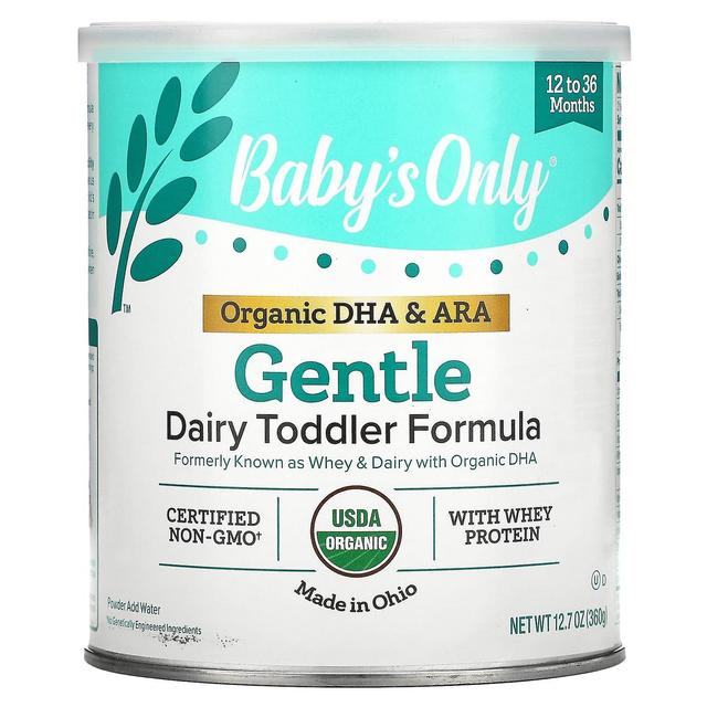 Nature's One, Dairy Toddler Formula, Gentle, 12 to 36 Months, 12.7 oz (360 g) on Productcaster.