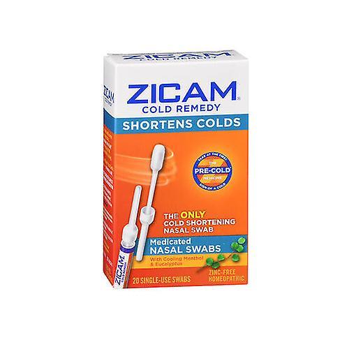 Zicam Cold Remedy Nasal Swabs, 20 Each (Pack of 1) on Productcaster.