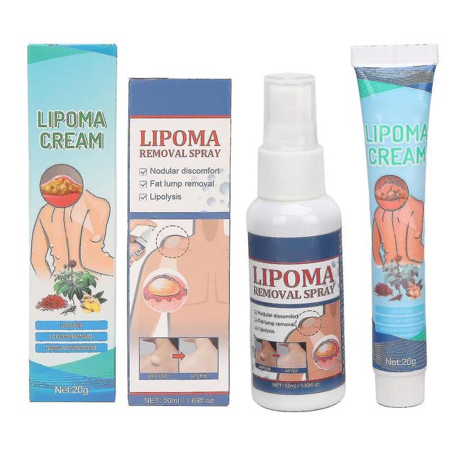 Haoyunlia 20g Lipoma Remover Cream Met 50ml Spray Kruidenextract Verminder TumorPijn Lipoom Zwelling Crème on Productcaster.