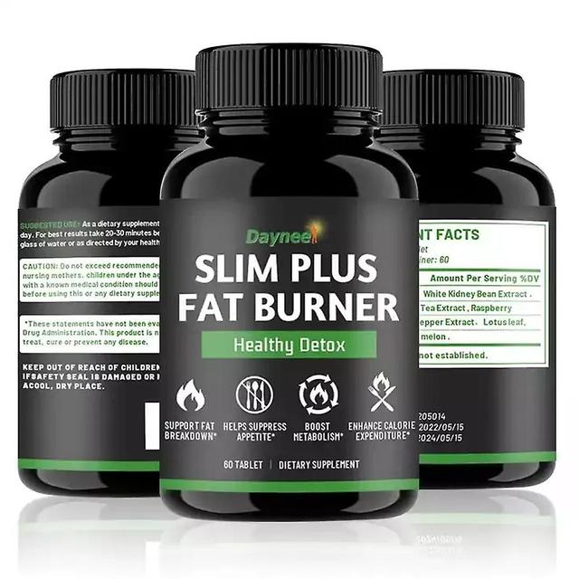 Fat Burning Dietary Supplement Healthy Vegan Detox Slimming Herbal Capsules-60 Capsules 1pc on Productcaster.