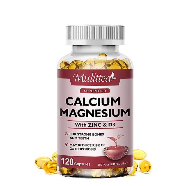 Visgaler Calcium Magnesium Zinc Vitamin D3 For Bone&muscle&nervous System Health And Promotes Cell Growth Increase Immunity GMZ 120pcs on Productcaster.