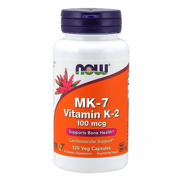 NOW Foods Nu Foods MK-7 Vitamin K-2, 100 mcg, 120 Veg Caps (Pack af 6) on Productcaster.