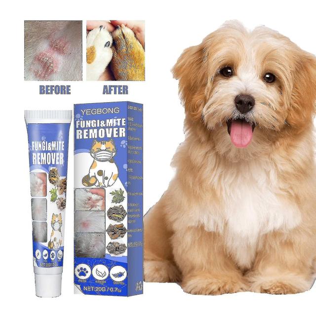 Pet Mange Relief voor honden- Voor jeuk, korstjes, & haaruitval veroorzaakt door mijten, voorkomen schimmel irritatie verlichting kat infecties 1 Pcs on Productcaster.