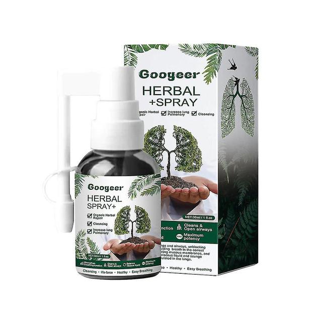 1-5kpl Googeer Herbal Lung Cleanse Mist - Tehokas keuhkotuki, Googeer Herbal Lung Cleanse Spray, Herbal Mist keuhkojen epämukavuuteen, edistää Self... on Productcaster.