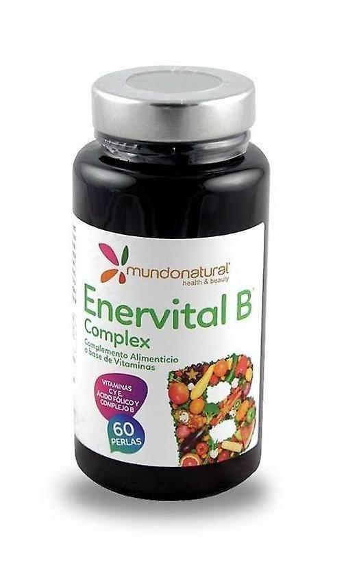 Mundo Natural Enervital B Complex 60 Capsules on Productcaster.