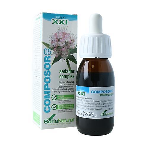 Soria Natural Composor 05 Valeriana Sedaner Complex Formula XXI 50 ml on Productcaster.