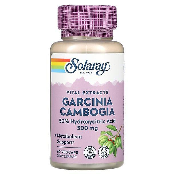 Solaray - guaranteed potency garcinia cambogia extract 500 mg. - 60 vegetarian capsules on Productcaster.