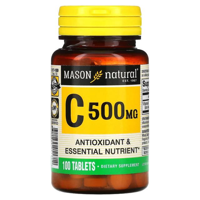 Mason Natural, Vitamin C, 500 mg, 100 Tablets on Productcaster.