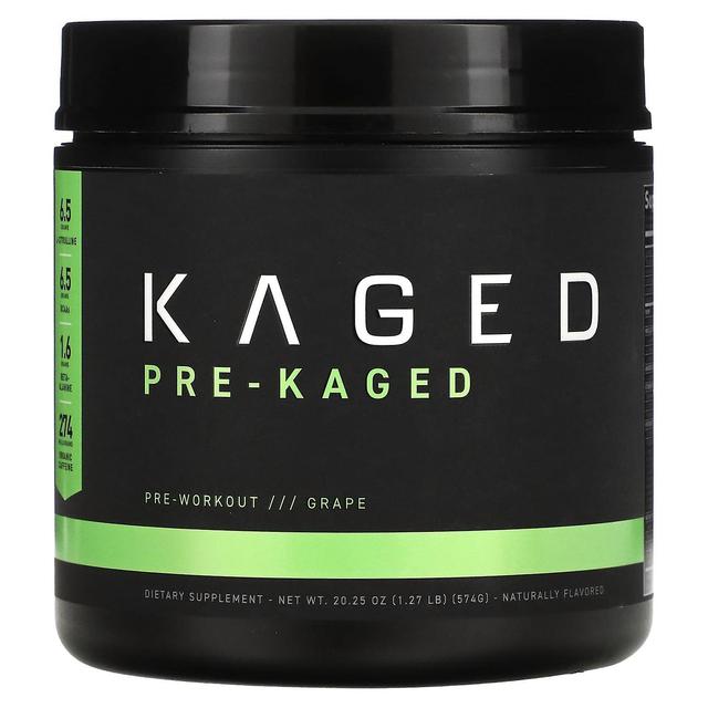 Kaged, PRE-KAGED, Pre-Workout, Grape, 1.27 lb (574 g) on Productcaster.