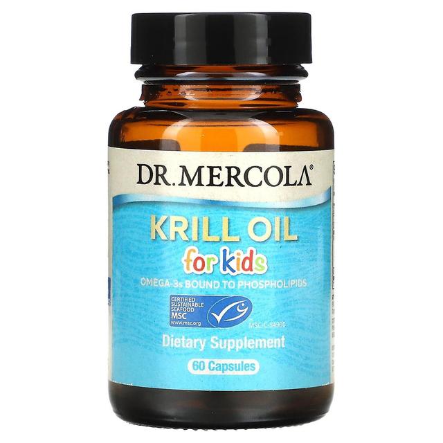 Dr. Mercola, Krill Oil for Kids, 60 Capsules on Productcaster.