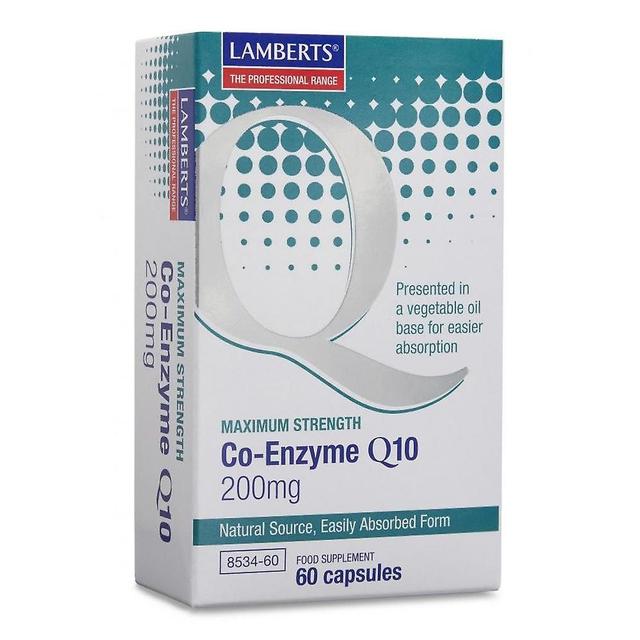 Lamberts co-enzyme q10 200mg 60's on Productcaster.