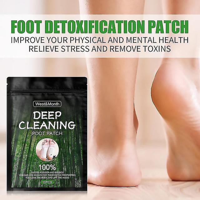 10/30pc Detox Foot Patches Natural Detoxification Body Toxins Cleansing Stress Relief Colour 30pcs on Productcaster.