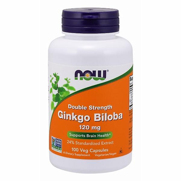 Now Foods Ginkgo Biloba,120 mg,100 Vcaps (opakowanie 3 szt.) on Productcaster.