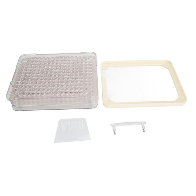 Zerki Capsule Filling Tray 200 Holes Transparent High Accuracy Acrylic Capsule Powder Filler Size 00 on Productcaster.