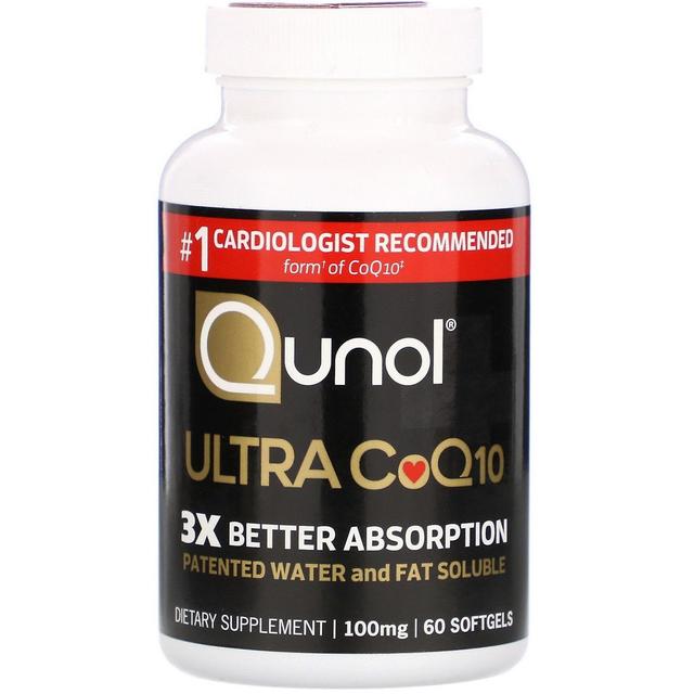 Qunol, Ultra CoQ10, 100 mg, 60 pehmeää geeliä on Productcaster.