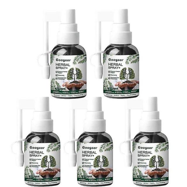 1-5pcs Googeer Herbal Lung Cleanse Mist - Powerful Lung Support, Googeer Herbal Lung Cleanse Spray, Herbal Mist for Lung Discomfort, Promotes Self-Cle on Productcaster.