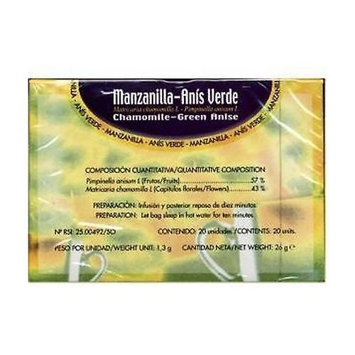 Soria Natural Chamomile, Green Anise Infusions 20 infusion bags on Productcaster.