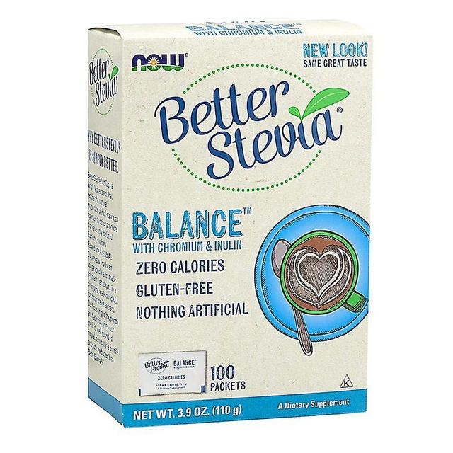 NOW Foods BetterStevia Balance with Chromium & Inulin 100 on Productcaster.