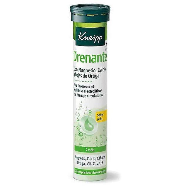 Kneipp drenante comprimidos efervescentes de abacaxi - embalagem de 20 on Productcaster.