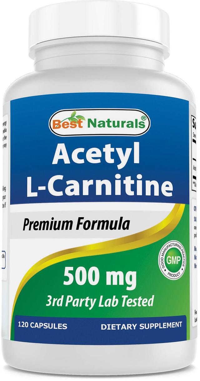 Best naturals acetyl l-carnitine 500 mg 120 capsules on Productcaster.