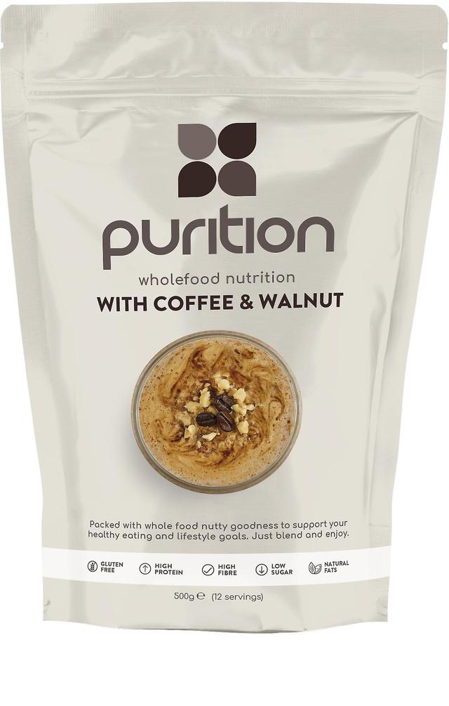 Purition wholefood nutrition with coffee & walnut 500g on Productcaster.