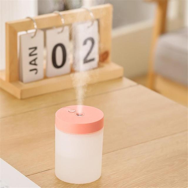 2/4/5pcs Portable Usb Diffuser Ultrasonic Mist Maker Fog Air Cleaner P pink on Productcaster.