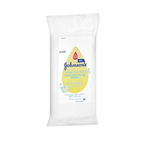 Aveeno Johnson'S Head-To-Toe Baby Cleansing Cloths, 15 Each (Pack of 1) on Productcaster.