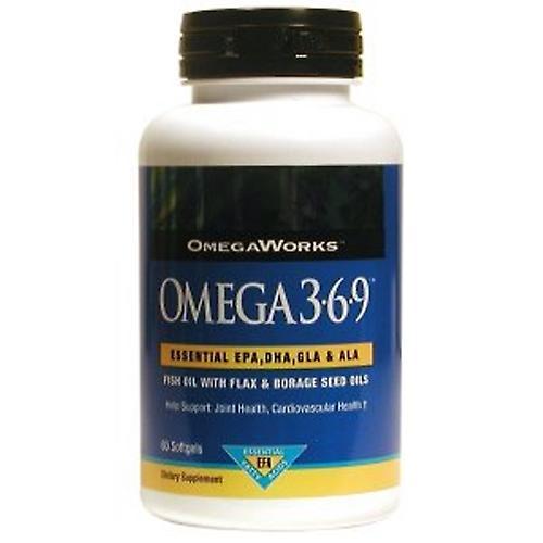 OmegaWorks Omega 3-6-9, po 60 (balenie po 1) on Productcaster.