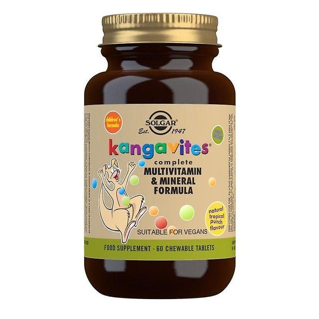 Solgar Kangavites Tropical Punch Chewable Tabs 60 (12536322) on Productcaster.