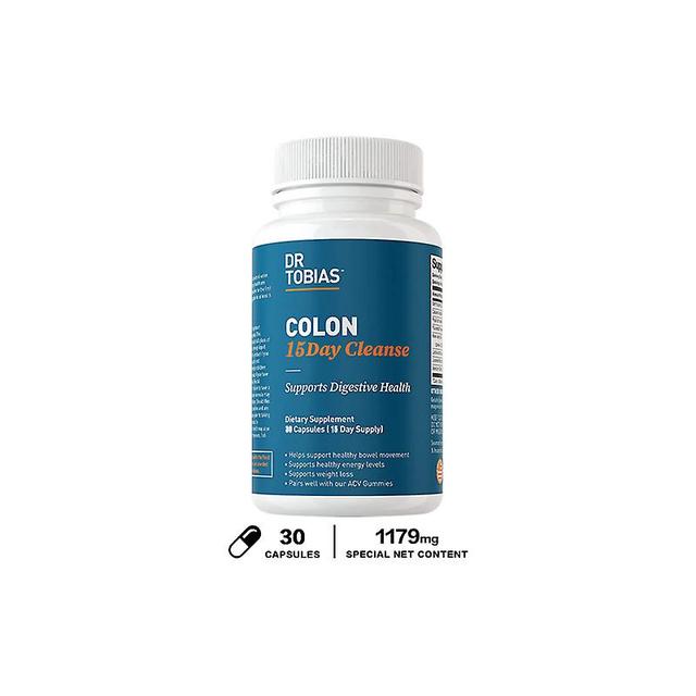 Vorallme Colon Cleanse unterstützt eine gesunde Darmentgiftung Enthält Leinsamenmehl, Süßholzwurzel, Flohsamenschalenpulver 30 capsules on Productcaster.