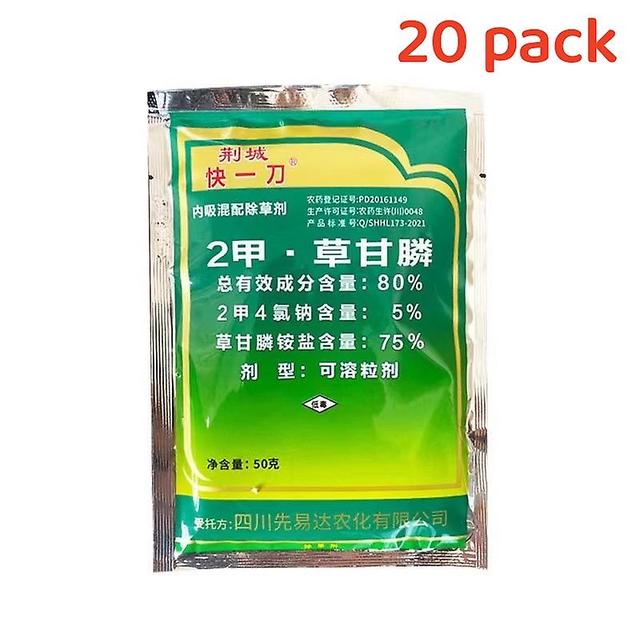 80% 2 Methylglyphosat 50 g / Beutel Dimethylglyphosat zur Bekämpfung von Unkraut auf nicht kultiviertem Land 20 pack on Productcaster.