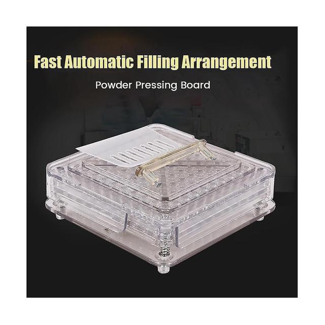 Acrylic Transparent Capsule Filling Tray 0 100 Hole Capsule Filler Capsule Filling Machine Manual C on Productcaster.