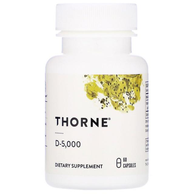 Thorne Research, D-5,000, 60 Capsules on Productcaster.