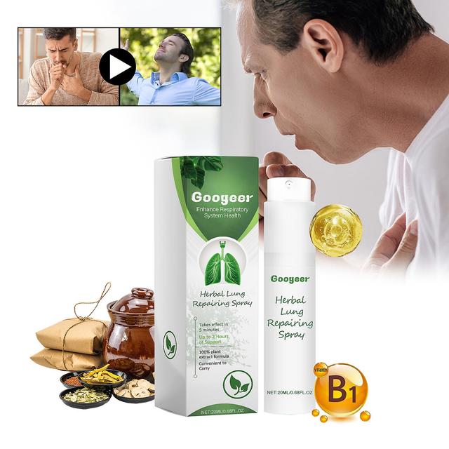 Denstyle Herbal Lung Clearing and Repairing Spary Herbal Lung Cleanse Mist, Herbal Lung Cleansing Spray, Powerful Lung Support 3 Pcs on Productcaster.