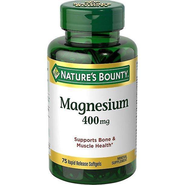 Natures Bounty Nature's bounty magnesium rapid release softgels, 400 mg, 75 ct on Productcaster.