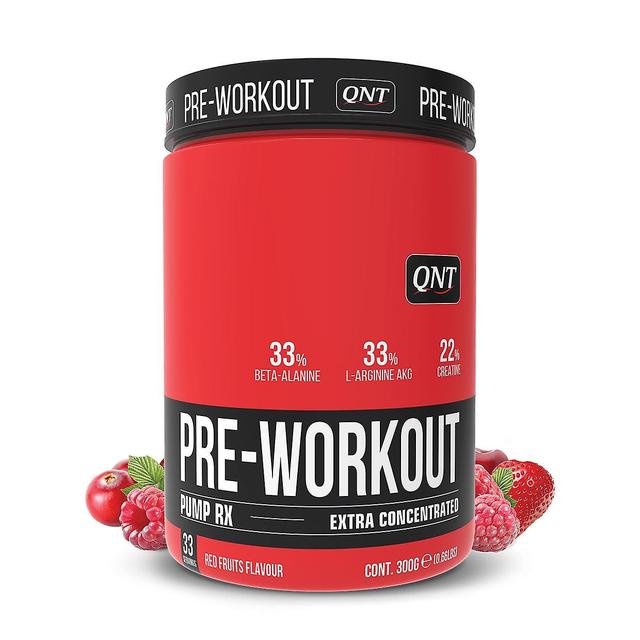 QNT Pre-Workout Powder PUMP RX Extra Concentrated 300g Red Fruits on Productcaster.