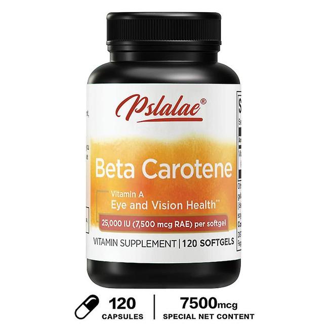 Vorallme Carotene Vitamin A 25000 Iu Promote Skin And Eye Immune System And Antioxidant, Protect Eye Health And Relieve Eye Fatigue 120 Capsules on Productcaster.