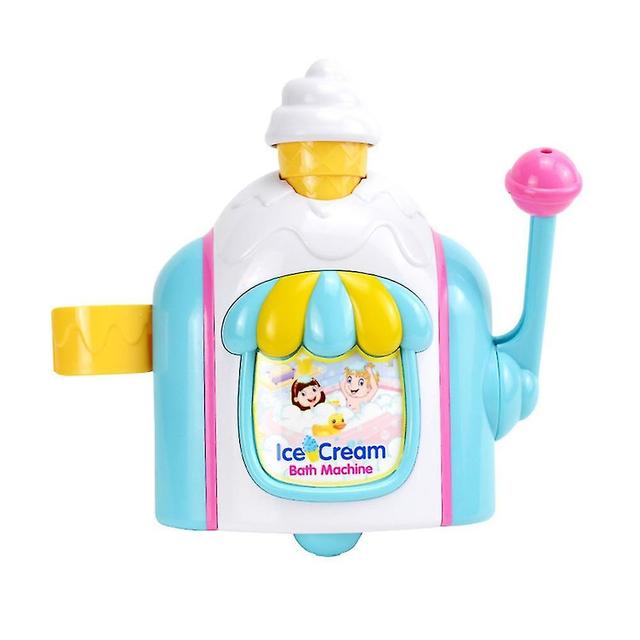 Bubble Ice Cream Maker Bath Toy Bathroom Interactive Bubble Toys Bath Foaming Machine on Productcaster.