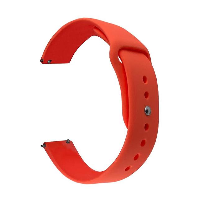 Sport Soft Silica Gel Replacement Watchband For Garmin Fenix5 Red 205x22x3mm on Productcaster.