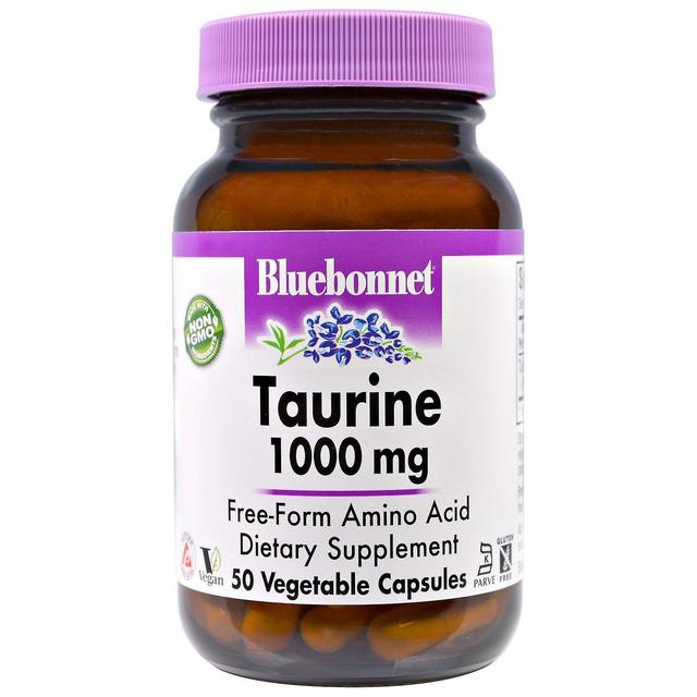 Bluebonnet Nutrition, Taurina, 1.000 mgs, 50 Veggie Caps on Productcaster.