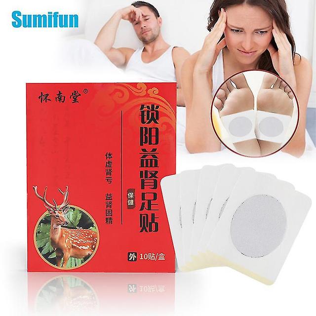 10pcs/box Kidney Medical Plaster Healing Engery Sticker Herbal Compound Nourishing Kidney Deficiency Patch For Women Men on Productcaster.