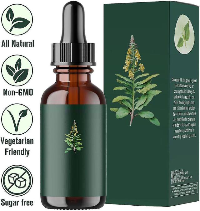 Nspiel Organic Mullein Leaf Drops - Herbal Lung Detox & Cleanse Drops, Mullein Tincture Lung Health Support Supplement for Respiratory Health 2PCS ... on Productcaster.