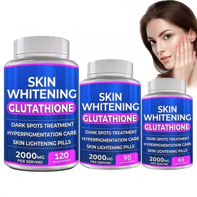 New Glutathione 2000mg-natural Antioxidant, Anti-aging, Skin Whitening 60 capsules on Productcaster.