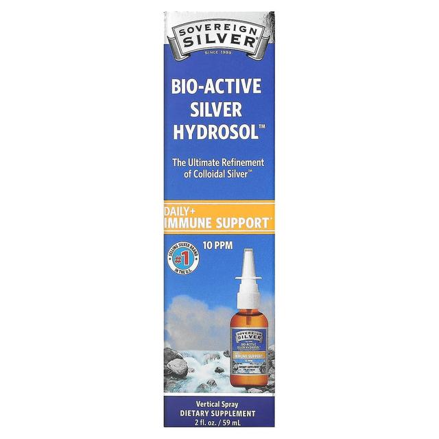 Sovereign Silver, Bio-Active Silver Hydrosol, pystysuora nenäsumute, 10 ppm, 2 fl oz (59 ml) on Productcaster.